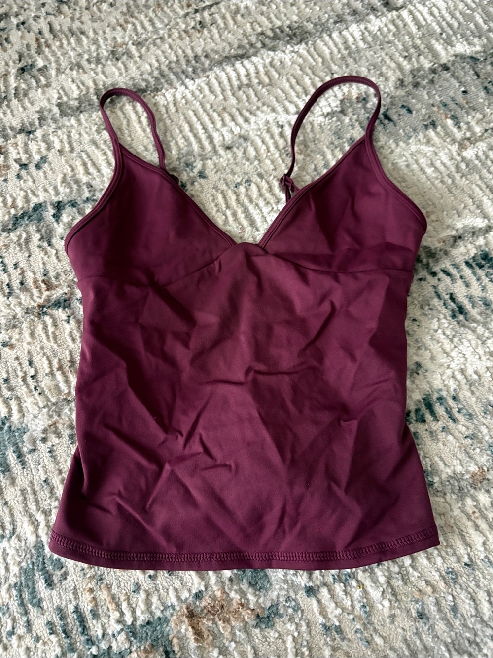 Garage Burgundy V-Neck Cami Tank